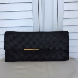 INC International Concepts Hether Flat Mesh Clutch